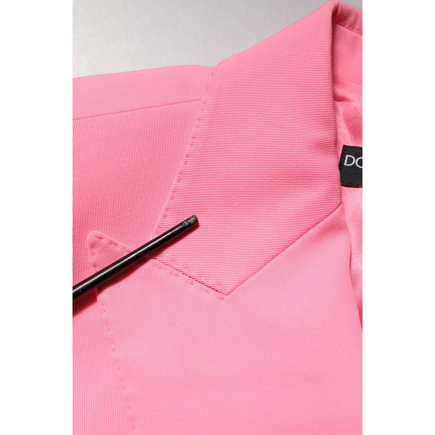 Dolce & Gabbana Pink Double Breasted Women Coat Jacket JKT4178-38
