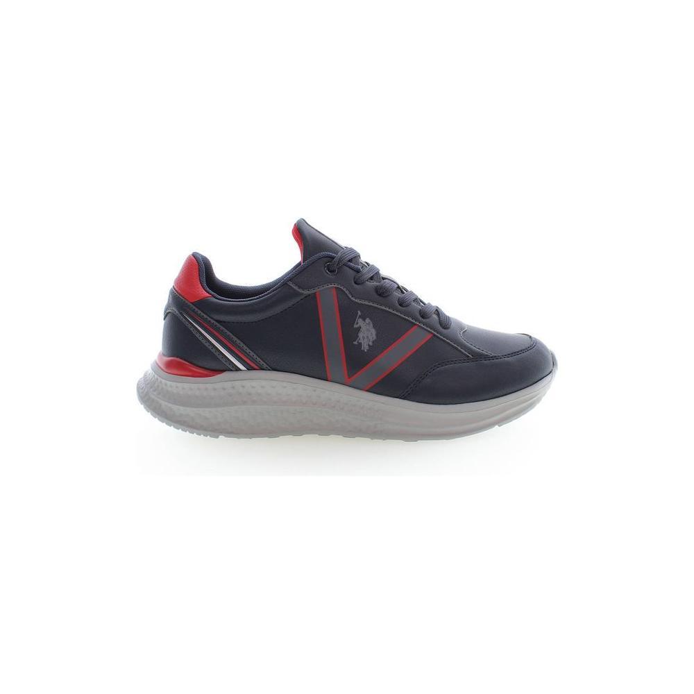 U.S. POLO ASSN. Blue Polyester Sneaker US-15470-EU43/US10