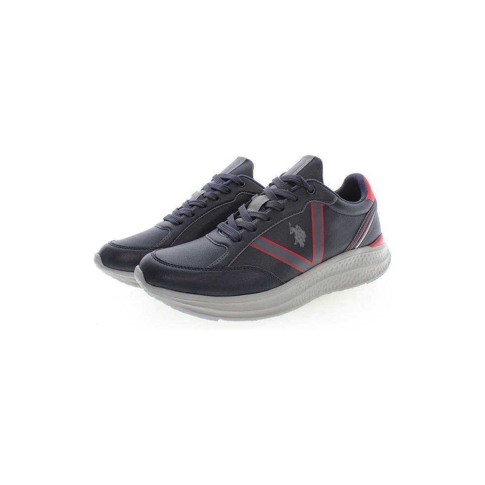 U.S. POLO ASSN. Blue Polyester Sneaker US-15470-EU43/US10