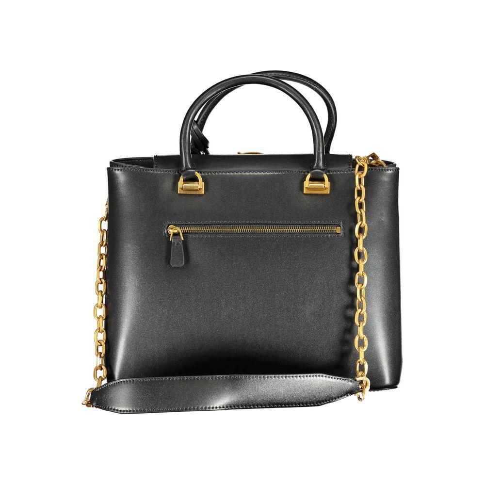 Guess Jeans Black Polyethylene Handbag GU-17516
