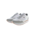 U.S. POLO ASSN. White Polyester Sneaker US-19375-EU35/US5