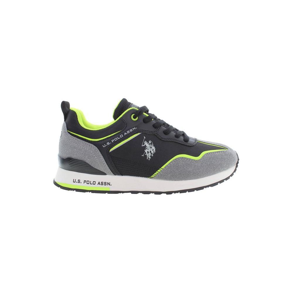 U.S. POLO ASSN. Black Polyester Sneaker US-19399-EU45/US12