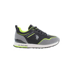 U.S. POLO ASSN. Black Polyester Sneaker US-19399-EU45/US12