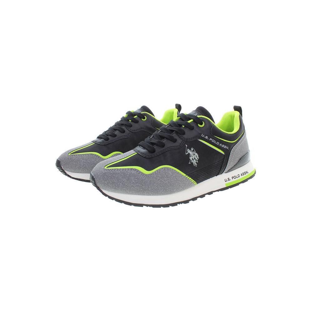 U.S. POLO ASSN. Black Polyester Sneaker US-19399-EU45/US12