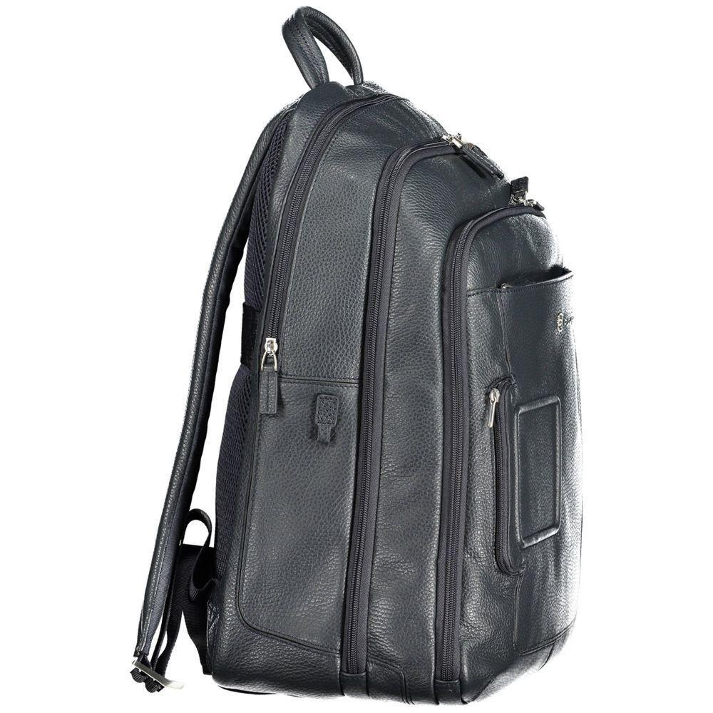 Piquadro Blue Leather Backpack PI-20665
