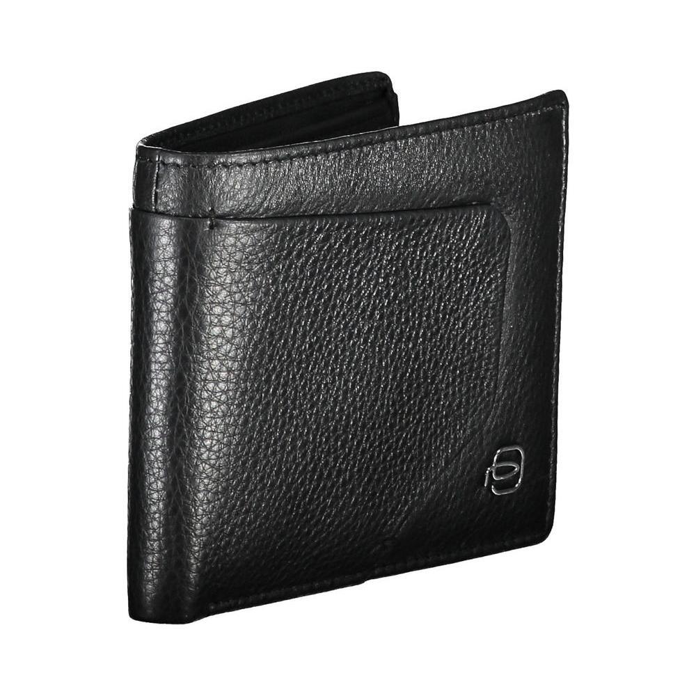 Piquadro Black Leather Wallet PI-20700