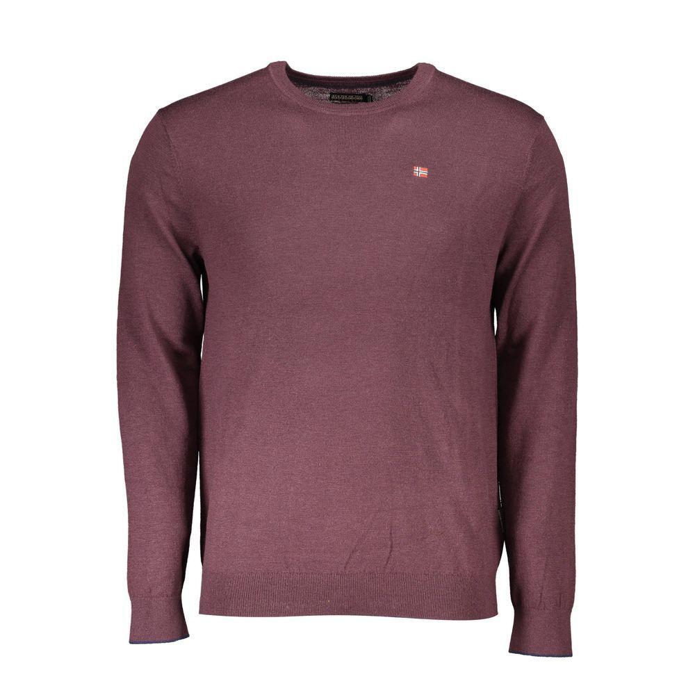 Napapijri Purple Wool Sweater NA-21707-XS
