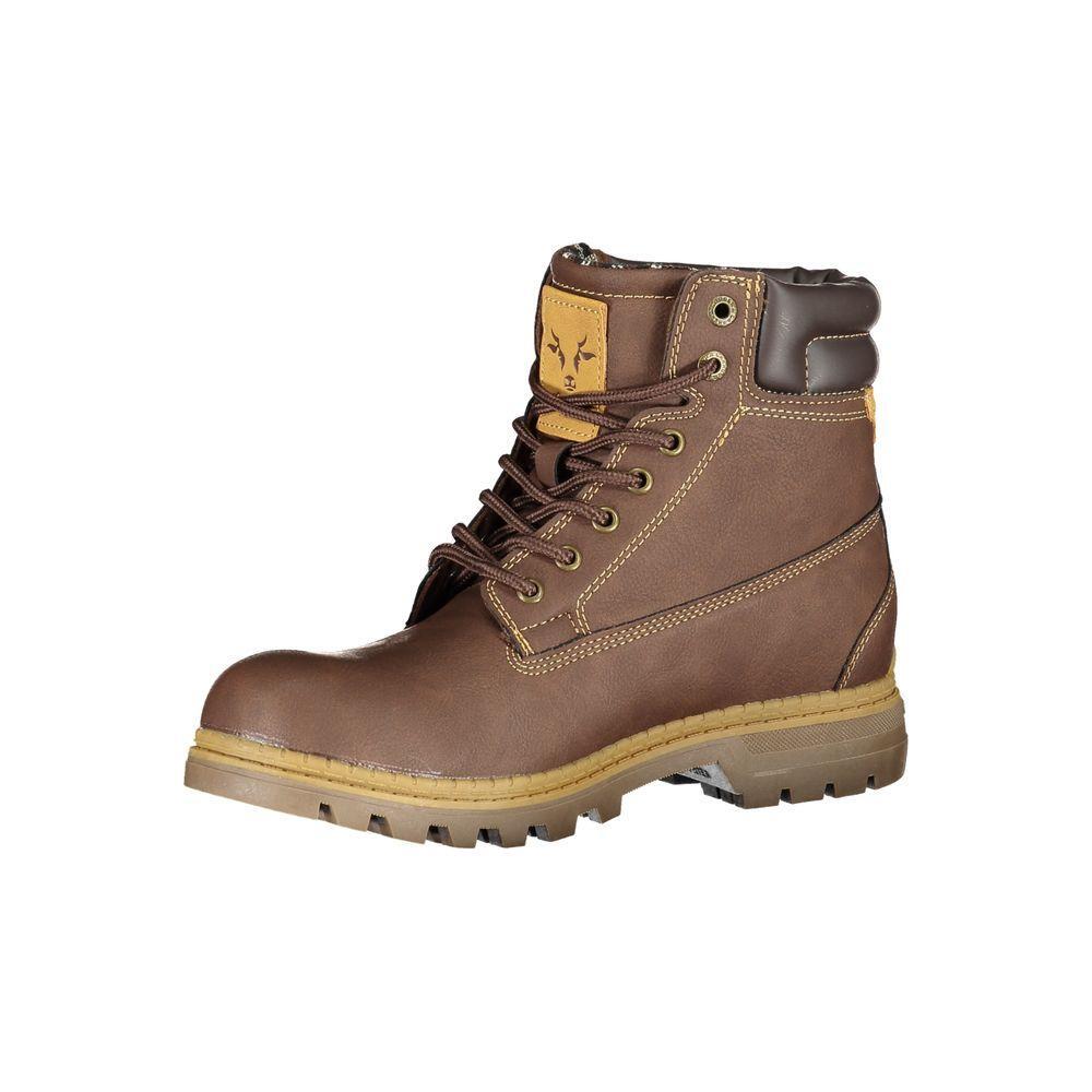 Carrera Brown Polyester Boot CA-25503-EU35/US5