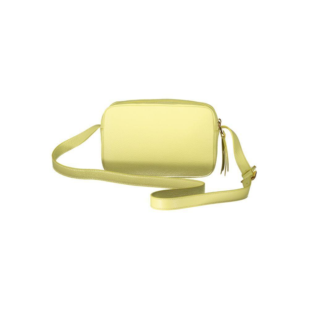 Coccinelle Yellow Leather Handbag CO-29311