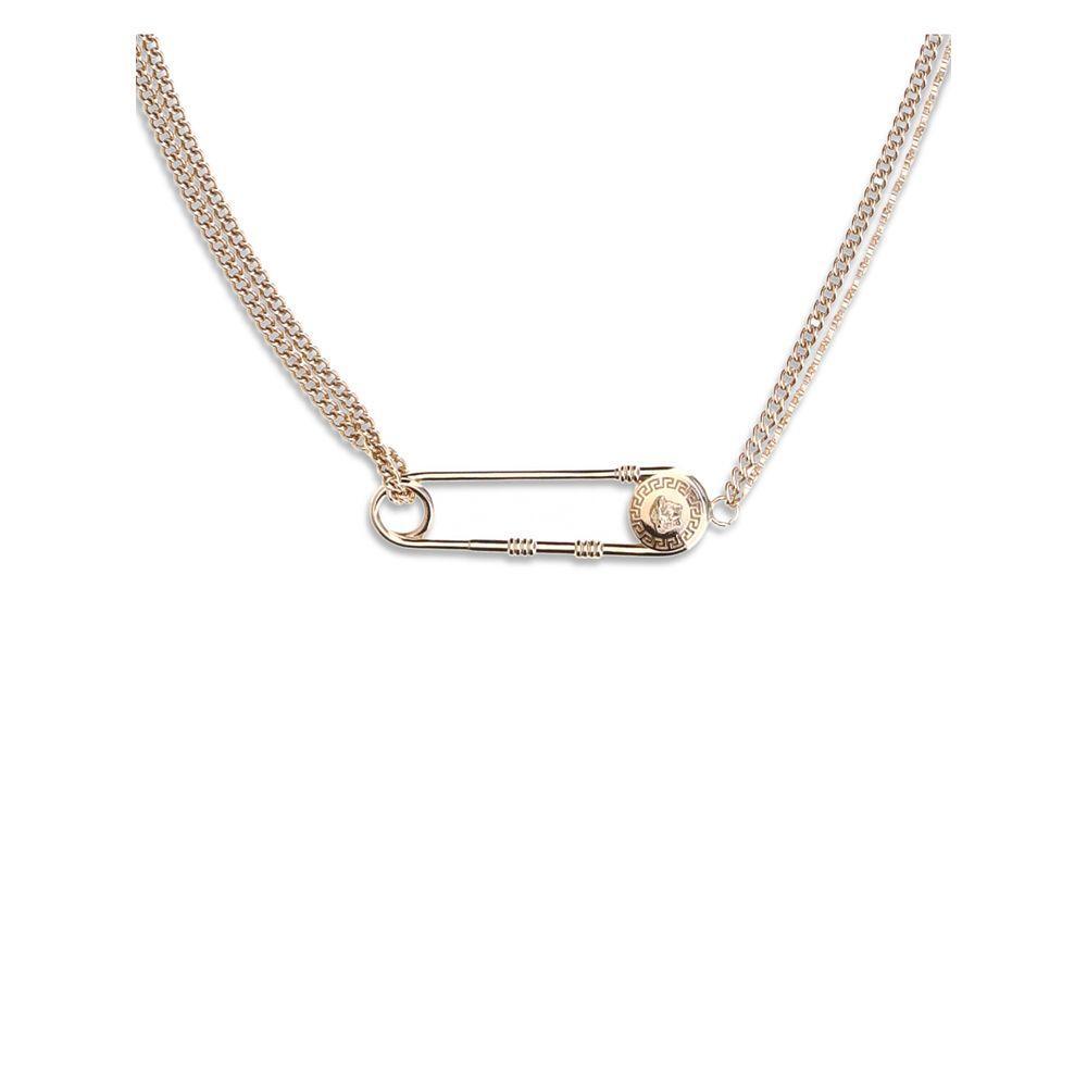 Versace Safety pin Necklace VE-10202561A006203J000-ONE SIZE