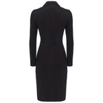 PINKO Black Viscose Dress PI-15745-IT38|XS