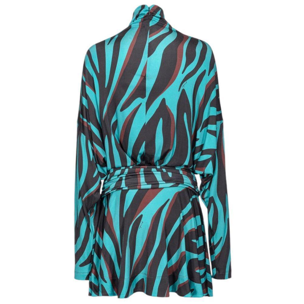 PINKO Green Viscose Dress PI-15751-XS