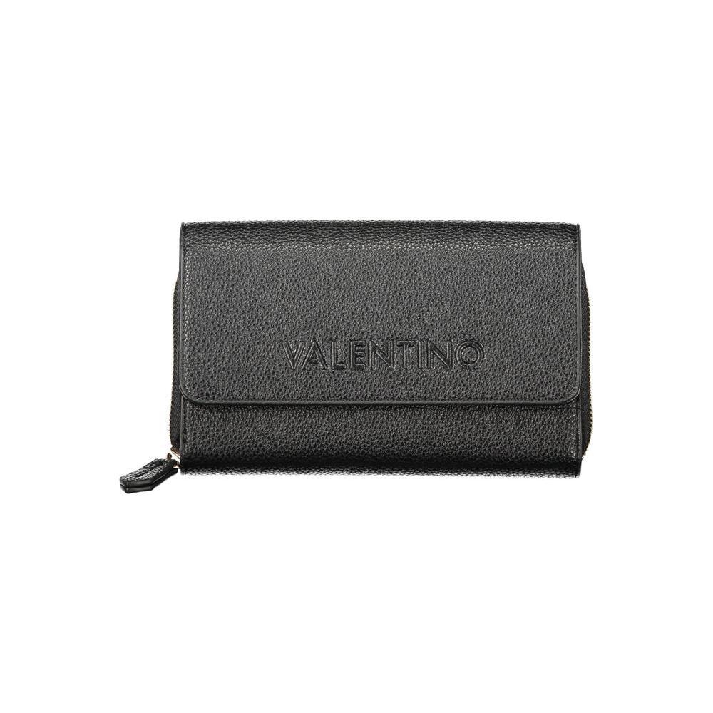 Mario Valentino Black Polyethylene Women Wallet Convertible Shoulder Bag VA-39161