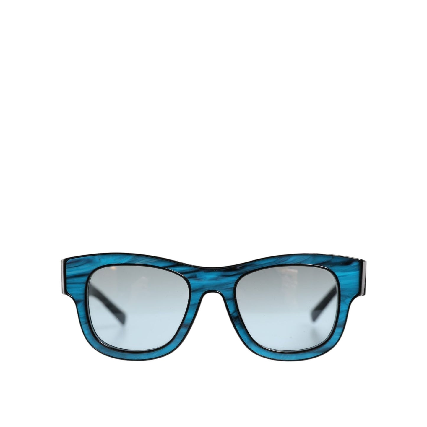 Dolce & Gabbana Blue Black Marbled Metal DG2215K Eyewear Sunglasses GLA1388
