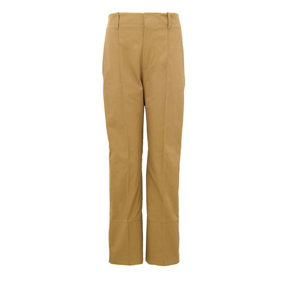 Bottega Veneta Beige Cotton Pant BO-9745672-IT38|XS