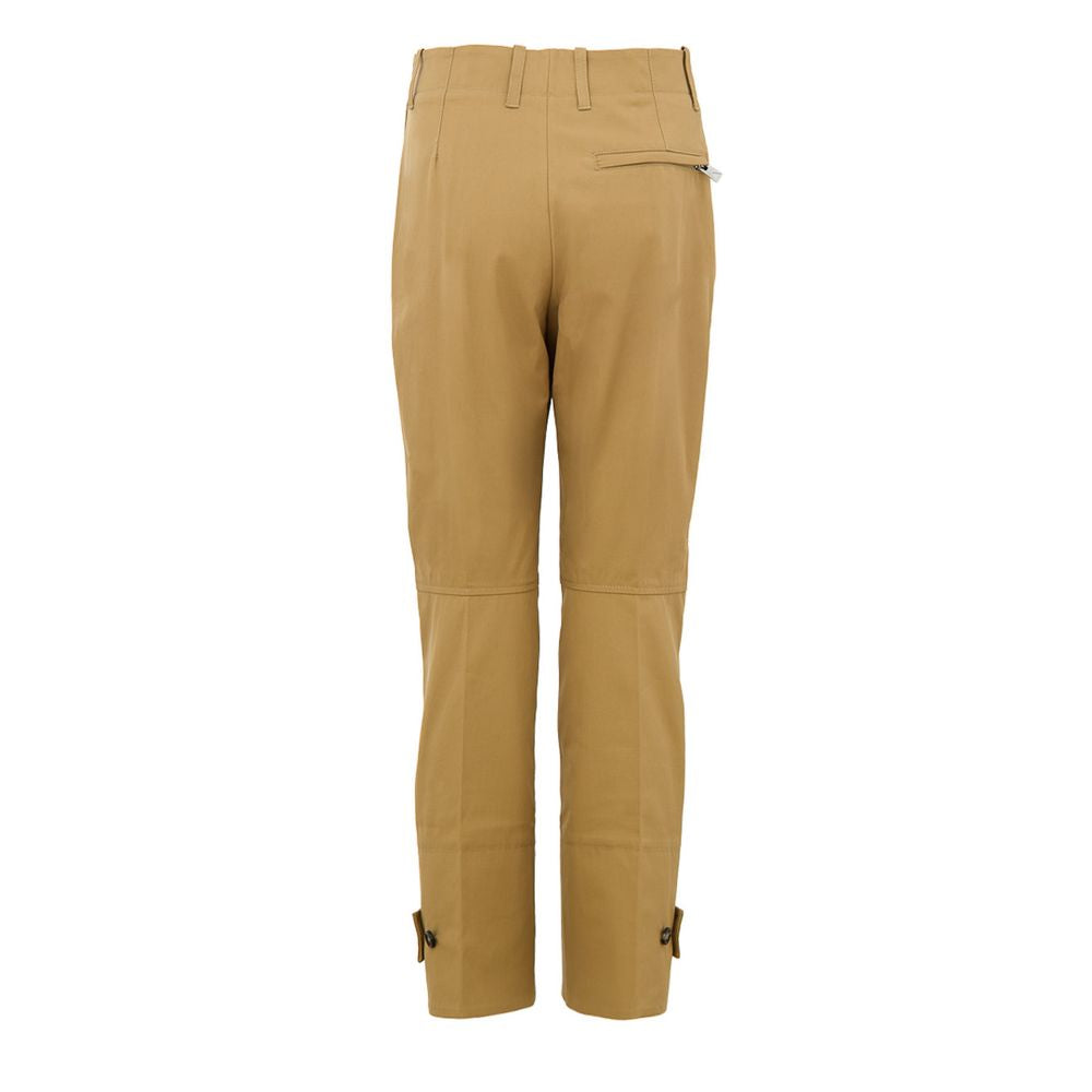 Bottega Veneta Beige Cotton Pant BO-9745672-IT38|XS