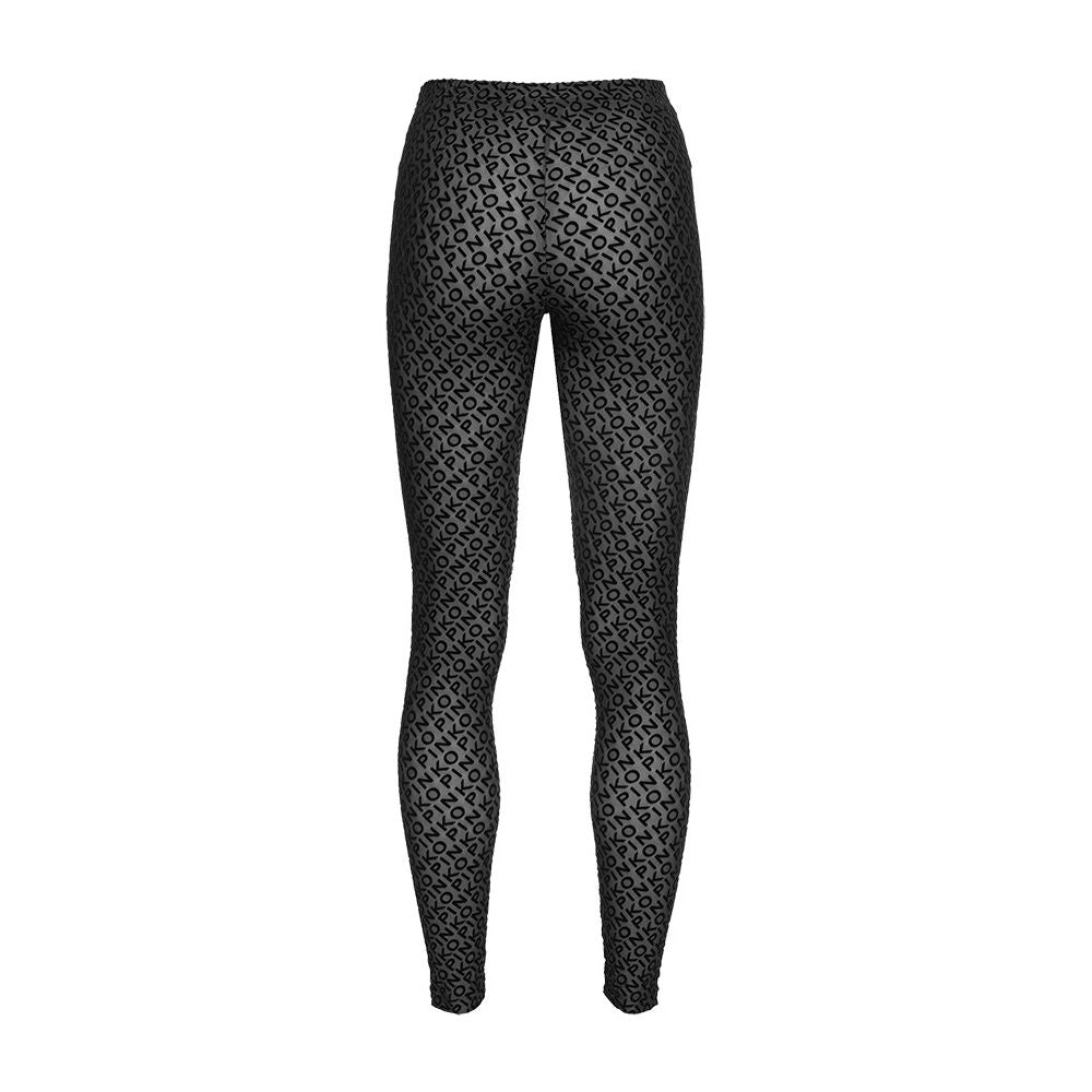 PINKO Black Nylon Jeans & Pant PI-15774-XS