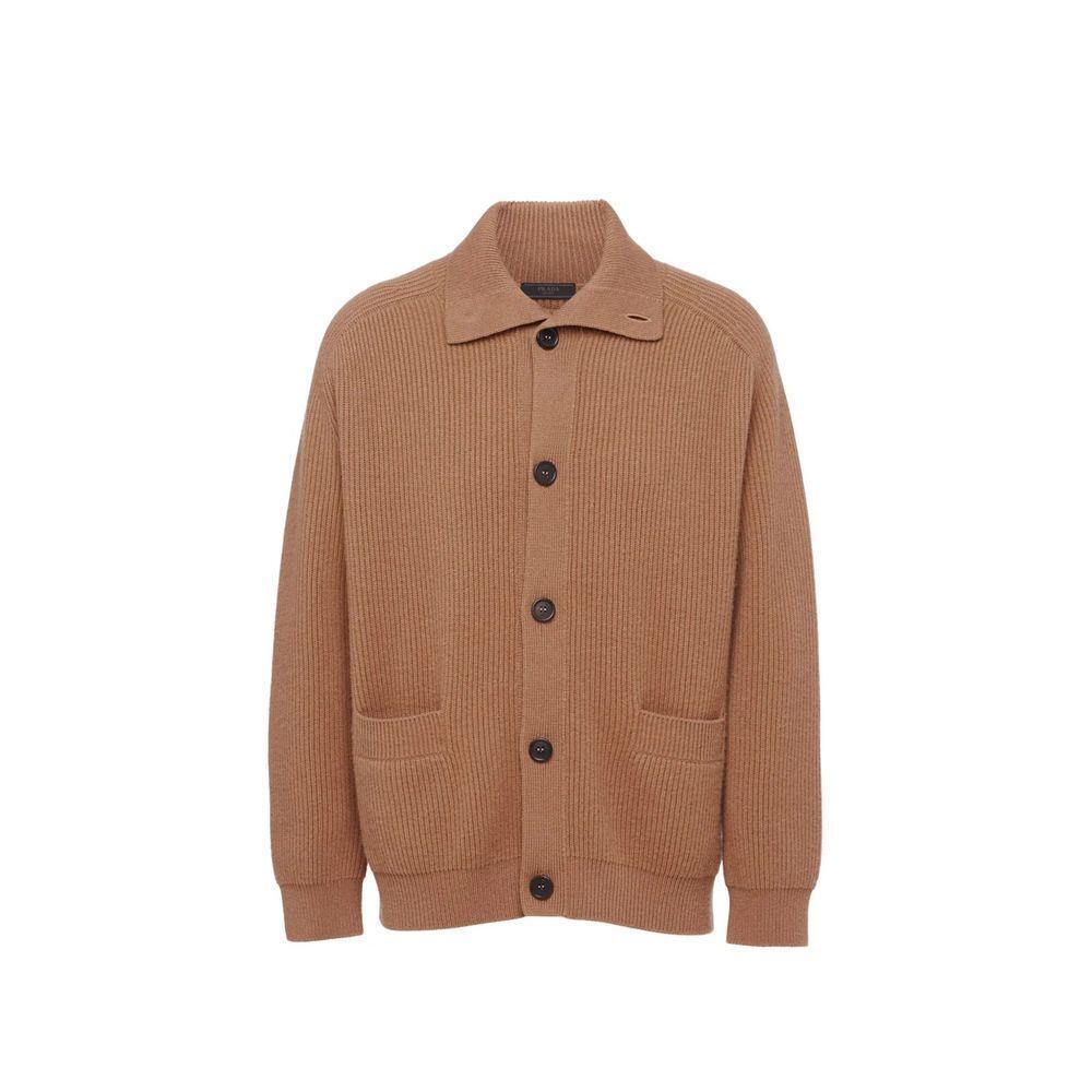 Prada Ribbed Knit Cashmere Cardigan PR-8827770765524-48 | M