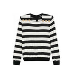 Balmain Striped Jersey Top BA-8776394506452-38