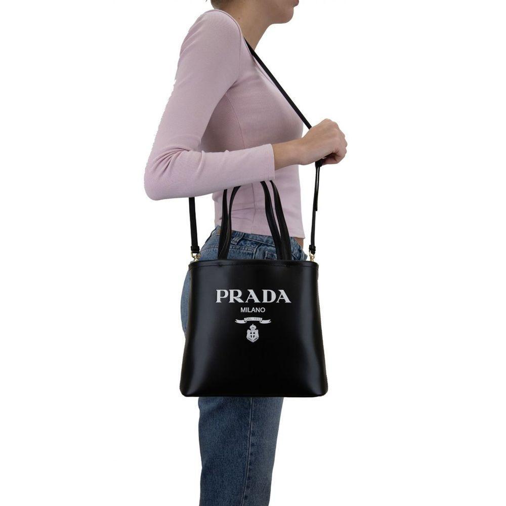 Prada Logo Leather Tote bag PR-8809429532884