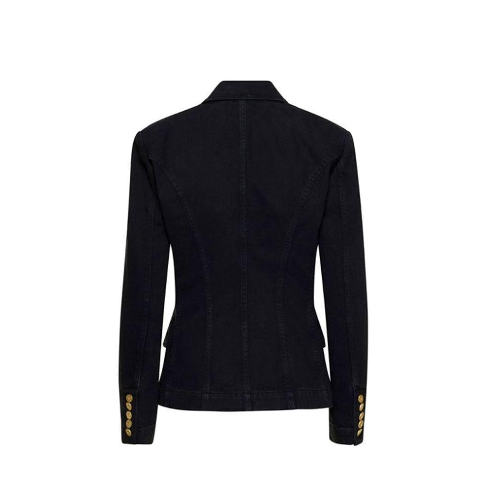 Balmain Double-Breasted Denim Blazer BA-8736269992148-36