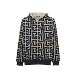 Balmain Monogrammed Hooded Sweatshirt BA-8736272744660-S