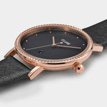 Cluse Gray Leather Watch CLCW0101209007AC