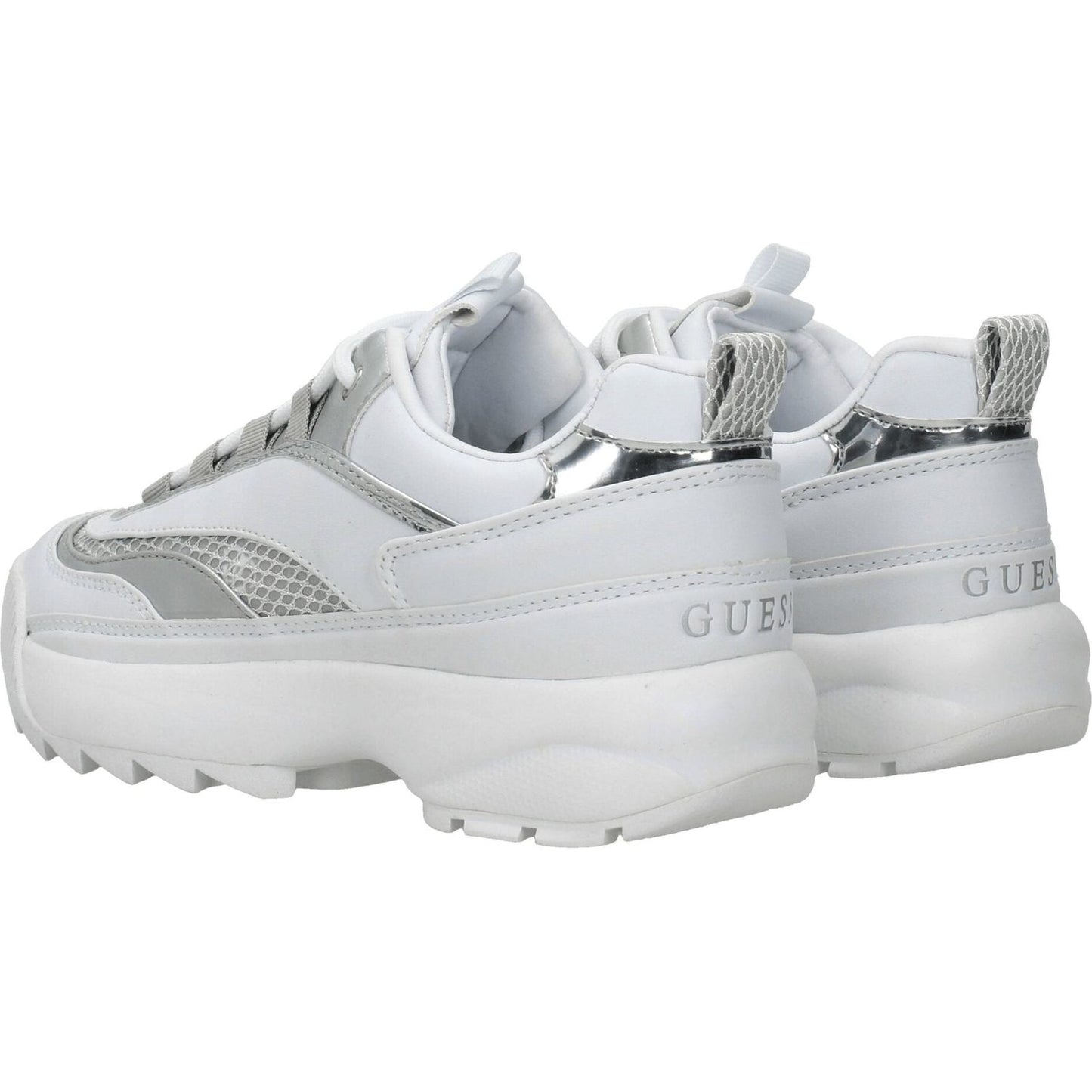 Guess White Polyethylene Chunky Sneakers GU-8547142762761-EU36/US6