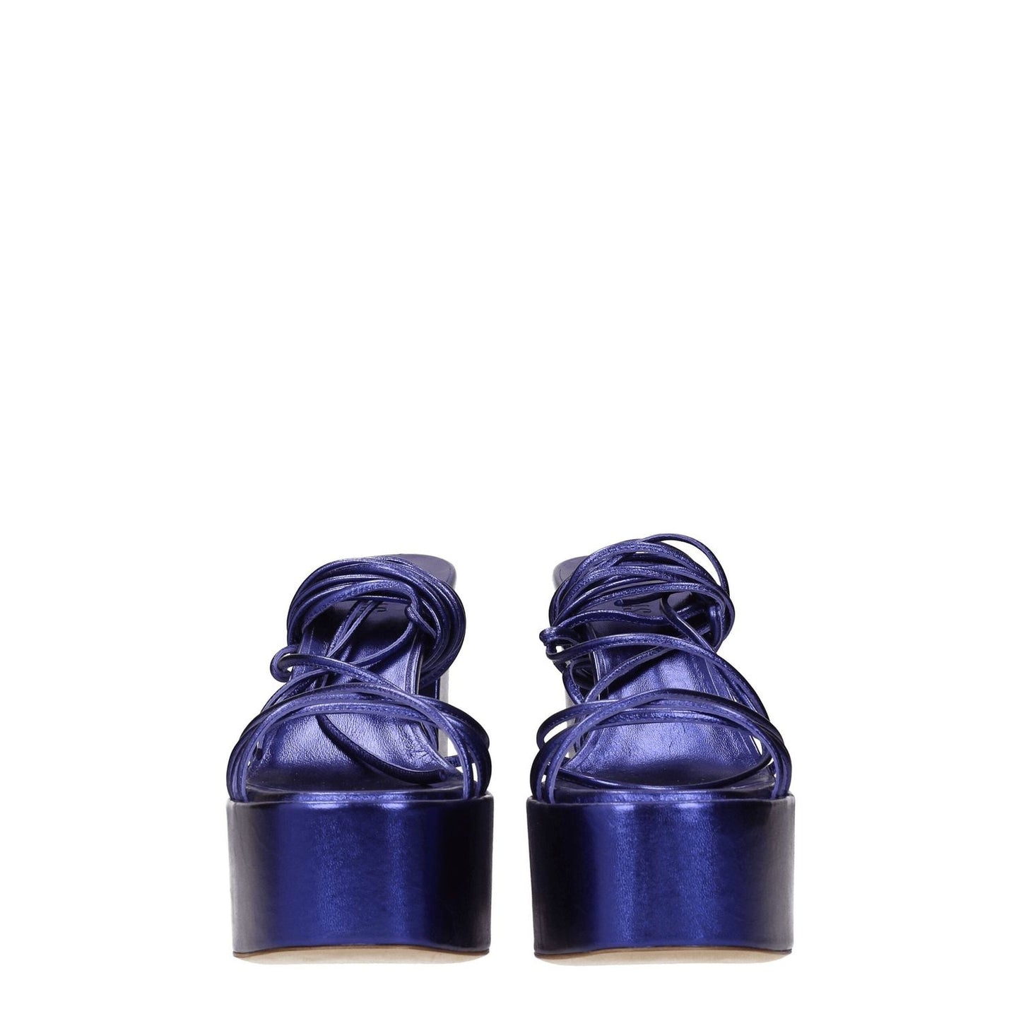 Paris Texas Purple Leather Platforms PA-8547196109065-EU40/US10