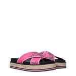 Kenzo Pink Fabric Slippers Sandals KE-8547202138377-EU36/US6