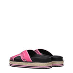 Kenzo Pink Fabric Slippers Sandals KE-8547202138377-EU36/US6
