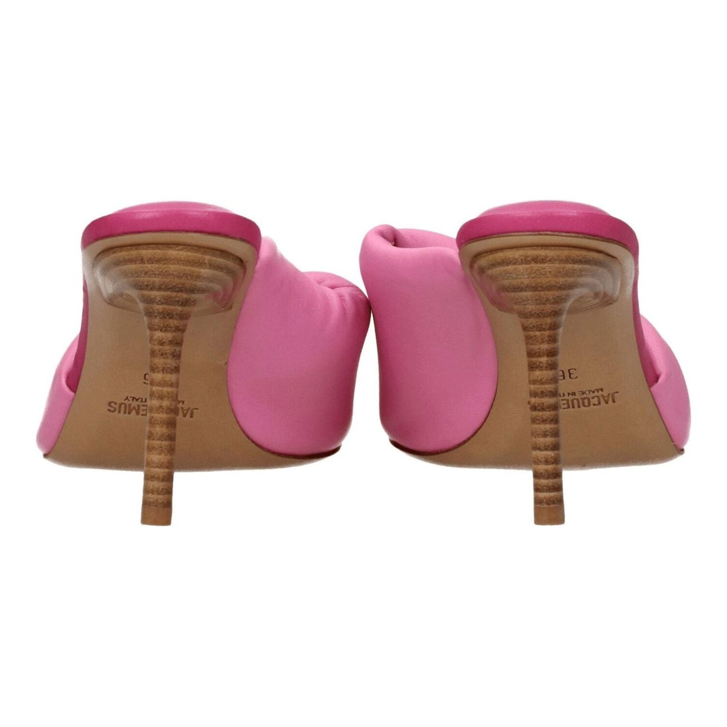 Jacquemus Pink Leather Stiletto Heels Sandals JA-8547284025609-EU37/US7