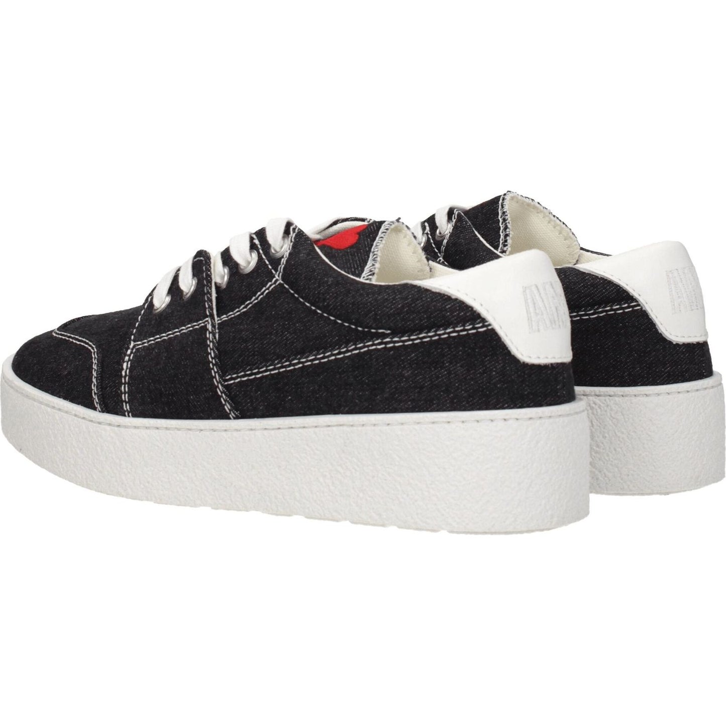 Ami Paris Black Fabric Low Tops AM-8547335241993-EU40/US7