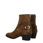 Celine Brown Leather Ankle Boots CE-8547413819657-EU41/US8