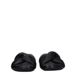 Marni Black Leather Slippers Sandals MA-8547442884873-EU38/US8