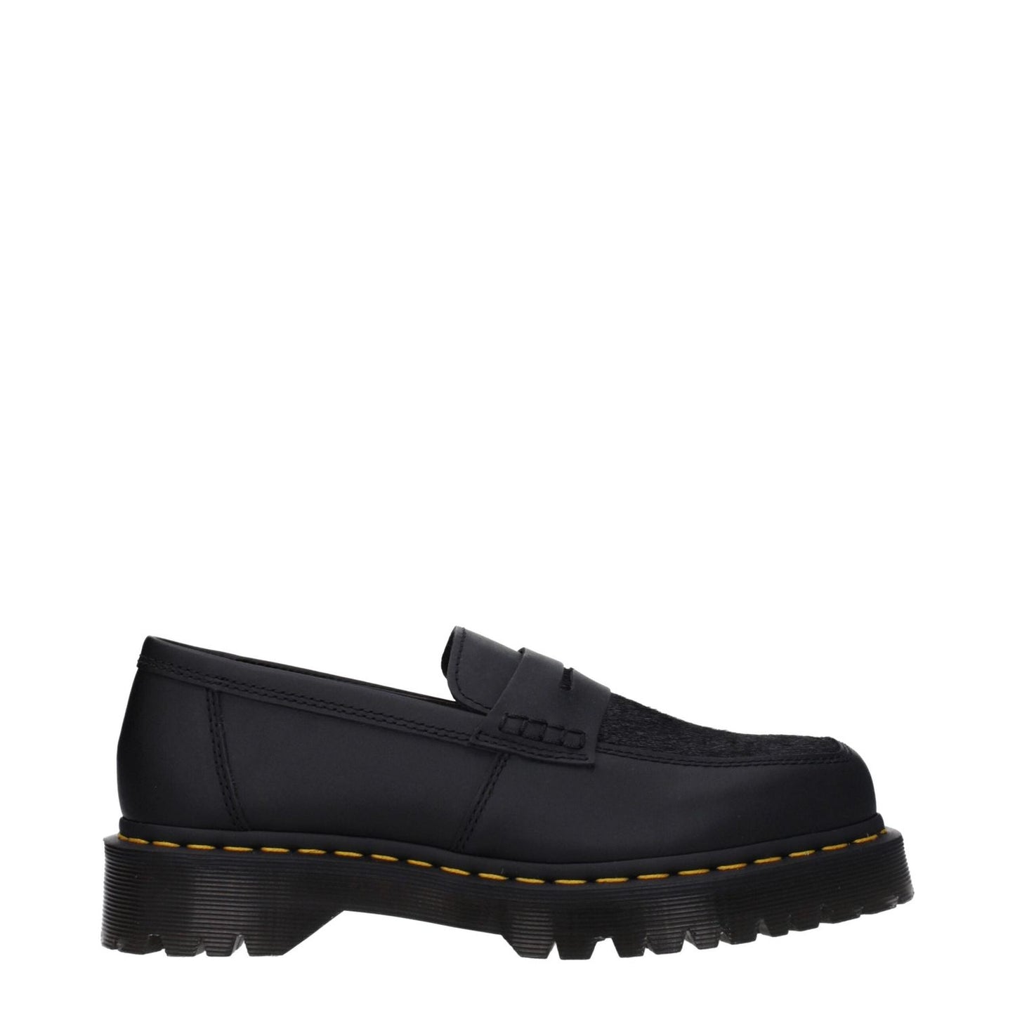 Dr. Martens Black Leather Slip-On Loafers DR-8547456024841-EU40/US7