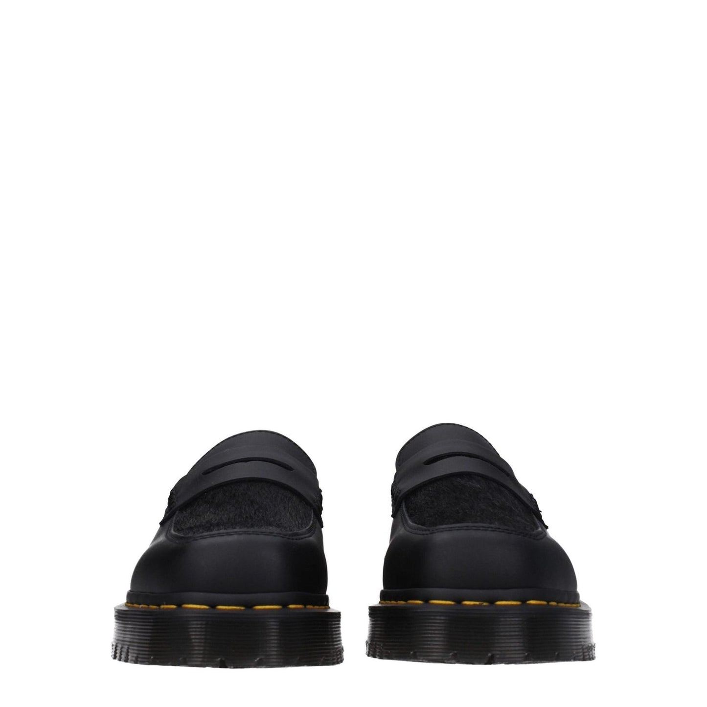Dr. Martens Black Leather Slip-On Loafers DR-8547456024841-EU40/US7