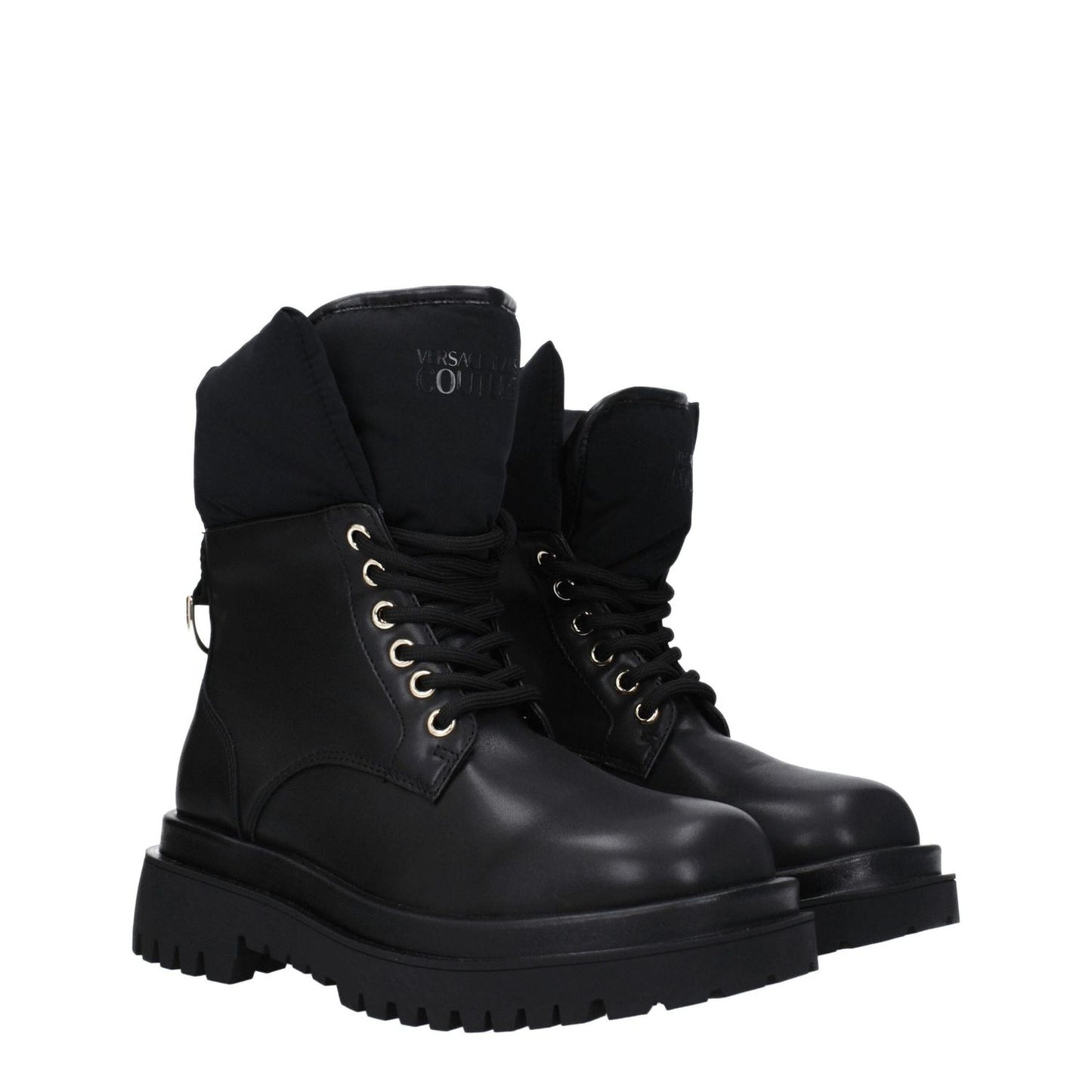 Versace Jeans Black Polyethylene Ankle Boots VE-8547457302793-EU36/US6