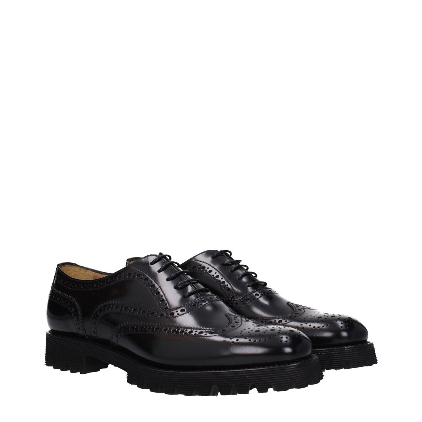 Church's Black Leather Oxfords And Derbies CH-8597882208521-EU40/US10