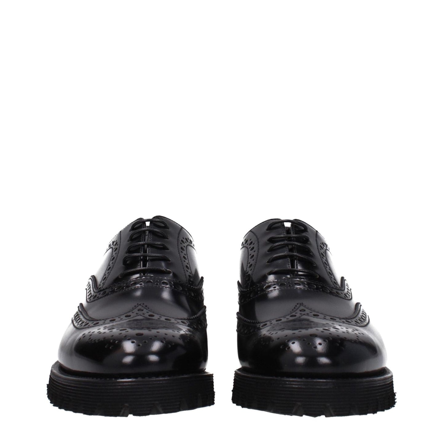 Church's Black Leather Oxfords And Derbies CH-8597882208521-EU40/US10