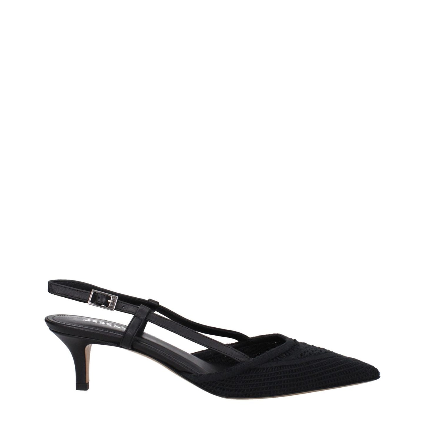 Isabel Marant Black Fabric Mid Heel Pumps IS-9256160493833-EU36/US6