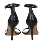 Isabel Marant Black Leather Stiletto Heels Sandals IS-9256150171913-EU41/US11