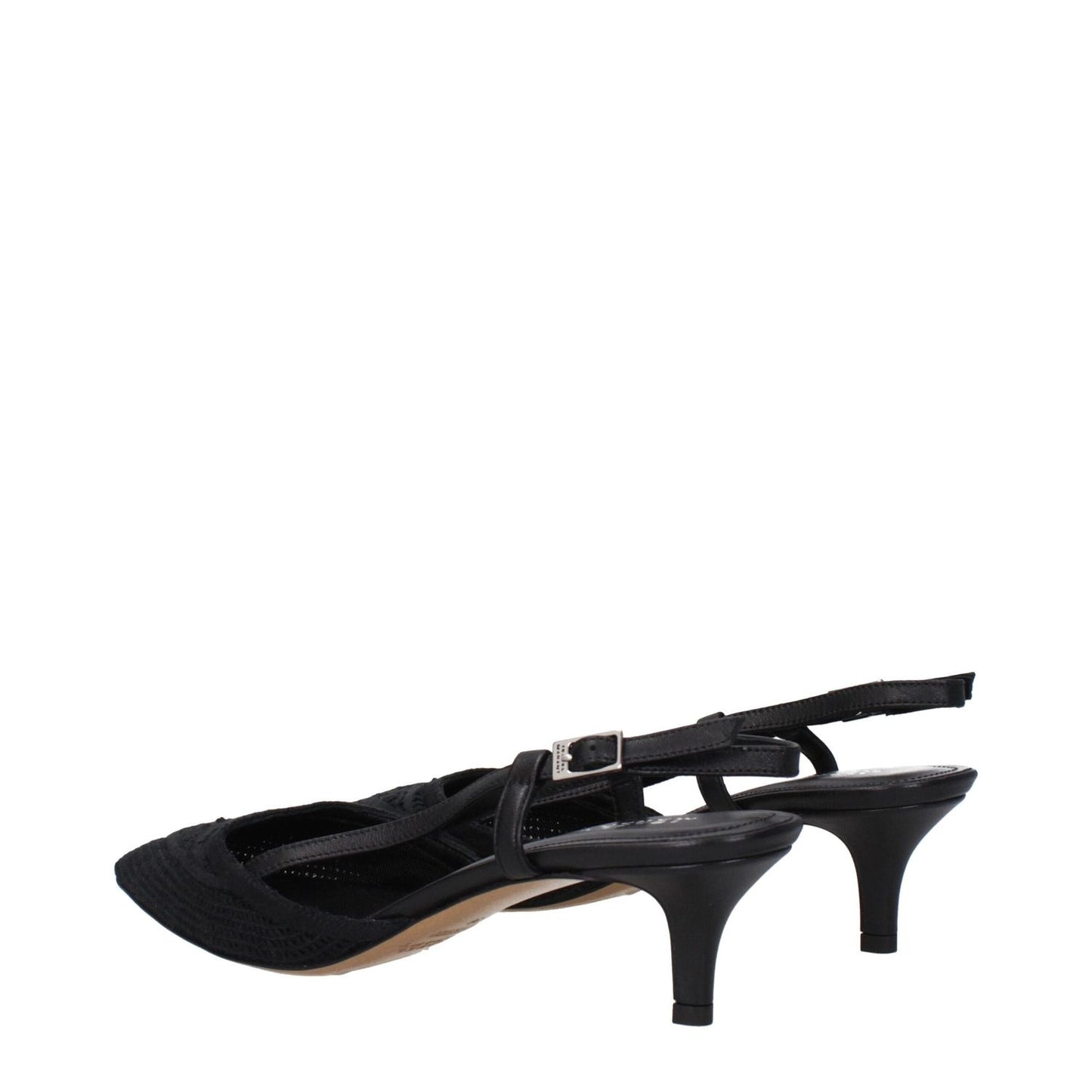 Isabel Marant Black Fabric Mid Heel Pumps IS-9256160493833-EU36/US6