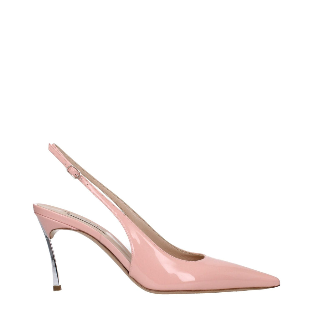 Casadei Pink Leather High Heel Pumps CA-9277657776393-EU40/US10