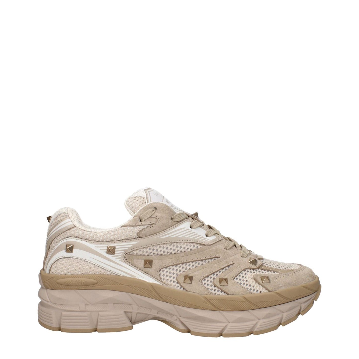 Valentino Garavani Beige Fabric Low Tops VA-9293500219657-EU40/US7