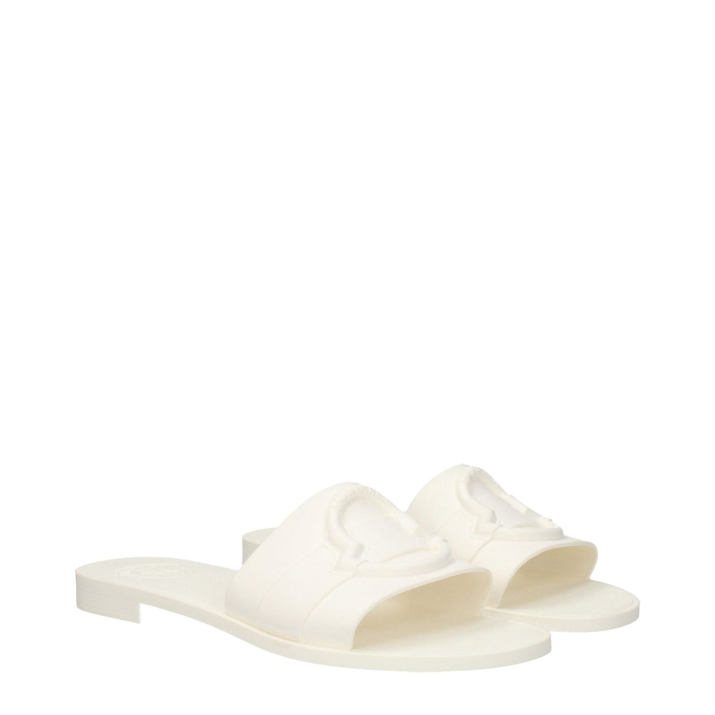 Moncler White Cotton Slippers Sandals MO-9293517127945-EU40/US10
