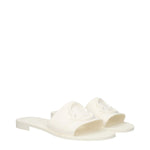 Moncler White Cotton Slippers Sandals MO-9293517127945-EU40/US10