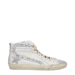 Golden Goose White Leather High Tops GO-9314036384009-EU40/US10