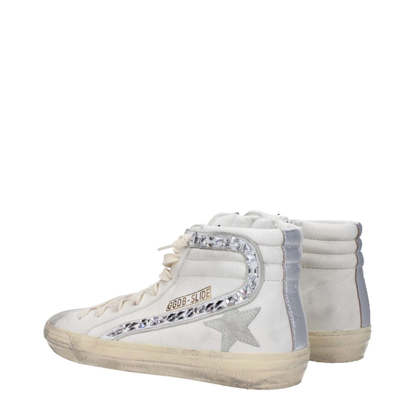 Golden Goose White Leather High Tops GO-9314036384009-EU40/US10