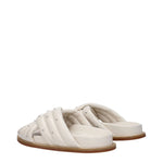 Fabiana Filippi Beige Leather Slippers Sandals FA-9314086191369-EU36/US6